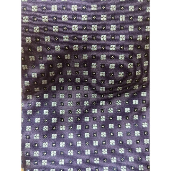 Ermenegildo Zegna Other - Ermenegildo Zegna 100% Silk Tie Mens Geometric Print Made in Italy 3.5" x 57.5"